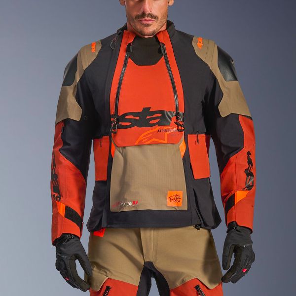 Alpinestars Halo Pro Drystar XF Laminated Walnut Rust Black