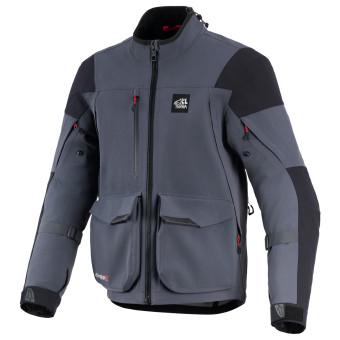 Motorcycle Coats Alpinestars Maxdura Drystar XF Deep Gray Black