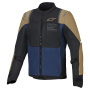 Motorcycle Coats Alpinestars ST-2 Air Deep Blue Dark Khaki Black