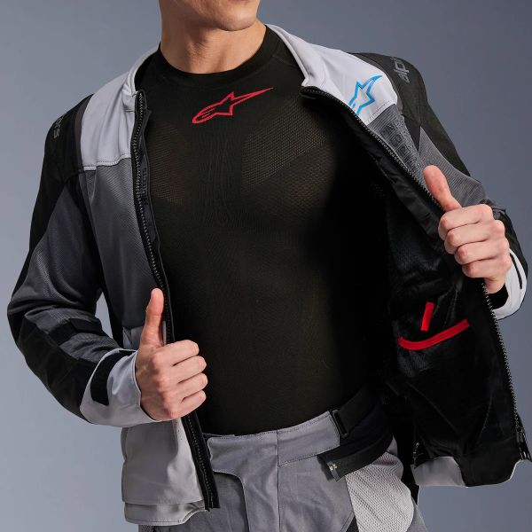 Alpinestars ST-2 Air Ice Gray Dark Gray Black