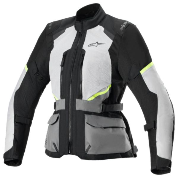 Motorcycle Coats Alpinestars Stella Andes Air Drystar Ice Grey Dark Grey Black Motorcycle Coats Alpinestars Stella Andes Air Drystar Ice Grey Dark Grey Black