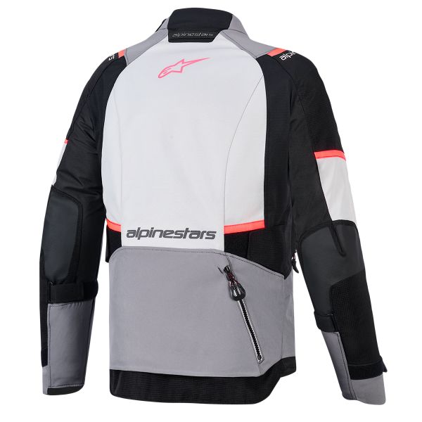 Alpinestars Stella Andes V4 Drystar Dark Gray Ice Gray Black Fluo Coral