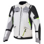 Motorcycle Coats Alpinestars Stella Andes V4 Drystar Ice Gray Dark Gray Black Yellow Fluo