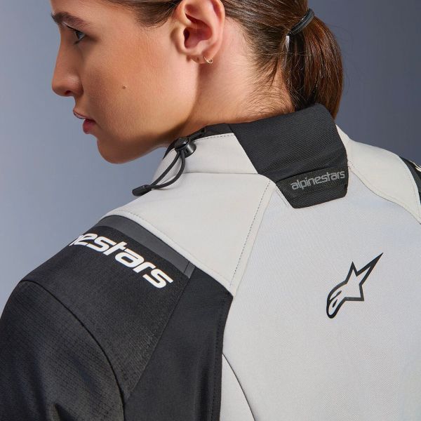 Alpinestars Stella Andes V4 Drystar Ice Gray Dark Gray Black Yellow Fluo