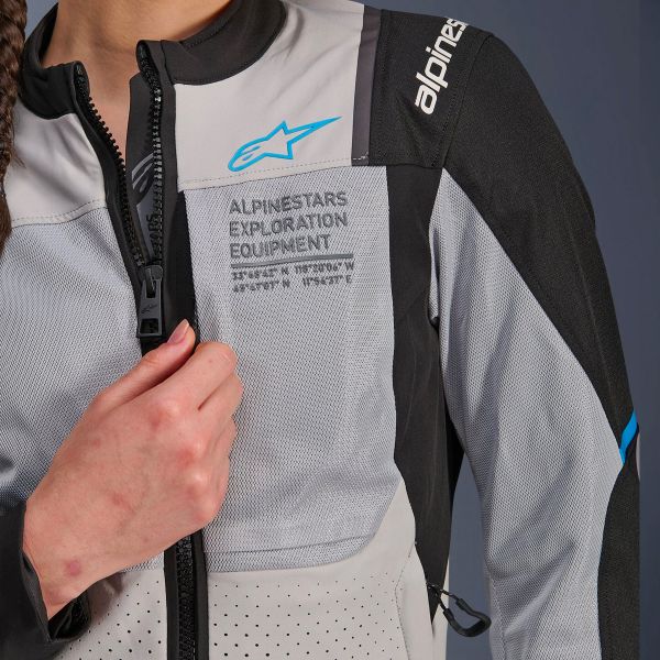 Alpinestars Stella ST-2 Air Ice Gray Black