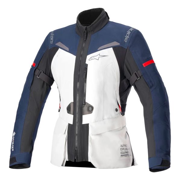 Motorcycle Coats Alpinestars Stella ST-7 2L Gore-Tex Ice Grey Dark Blue Black Motorcycle Coats Alpinestars Stella ST-7 2L Gore-Tex Ice Grey Dark Blue Black