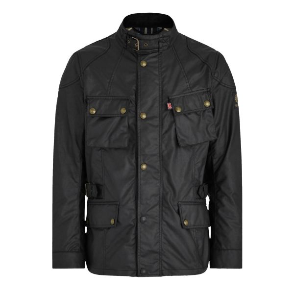 Motorcycle Coats Belstaff Crosby 2 Tech Wax Black