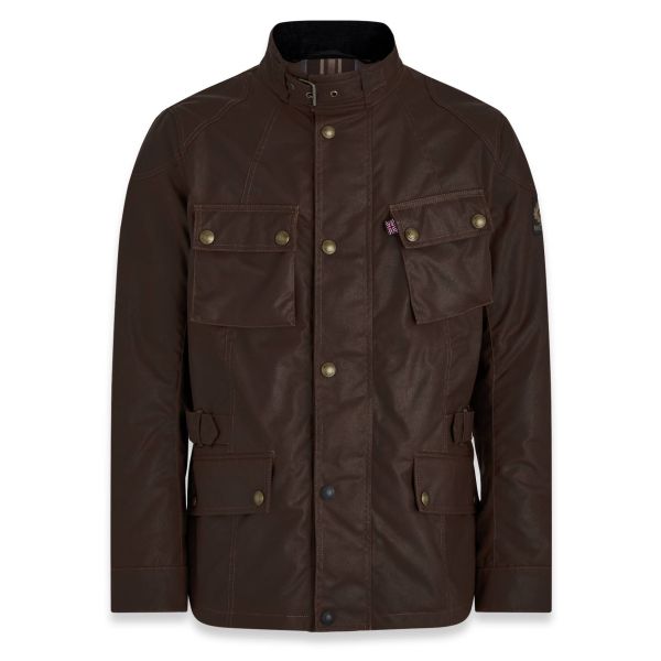 Motorcycle Coats Belstaff Crosby 2 Tech Wax Mahogany