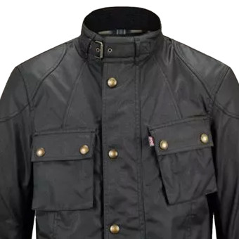 Belstaff Crosby New Tech Wax Black