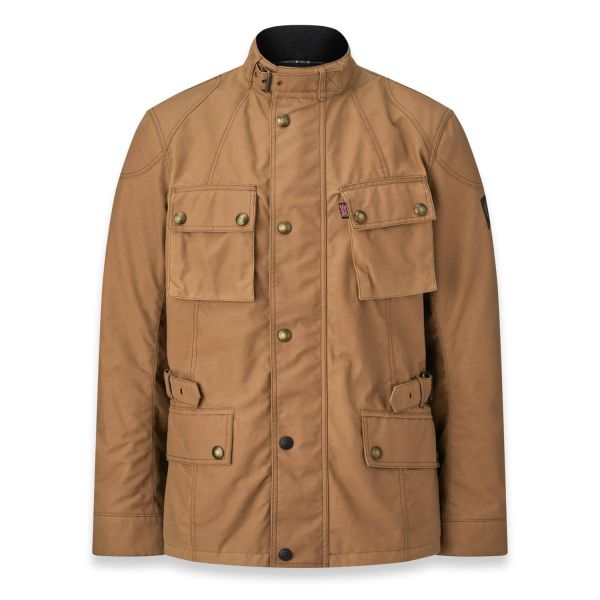Motorcycle Coats Belstaff Crosby New Tech Wax Sand Motorcycle Coats Belstaff Crosby New Tech Wax Sand