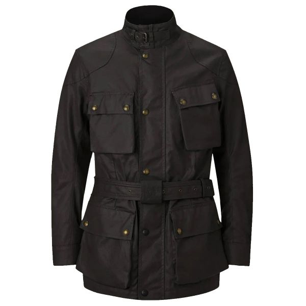 Motorcycle Coats Belstaff Trialmaster Wax 8oz Black
