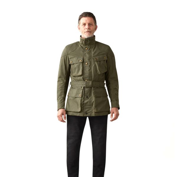 Belstaff Trialmaster Wax 8oz Olive Green