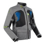Motorcycle Coats Bering Bakundu Grey Black Blue