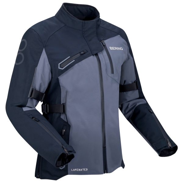 Motorcycle Coats Bering Lady Oxygen Jacket Black gray