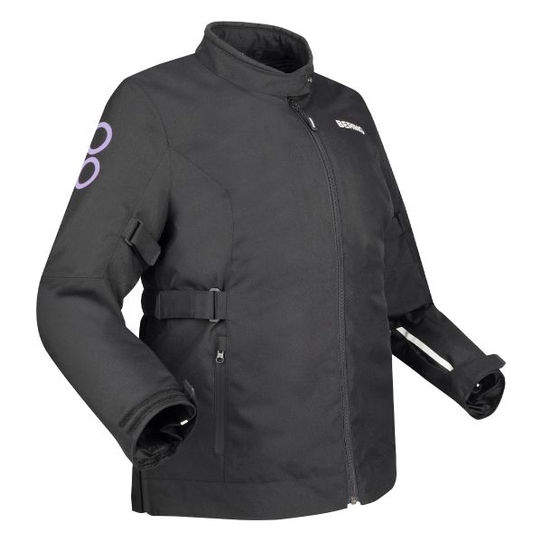 Motorcycle Coats Bering Lady Pamela Queen Size Black lilac