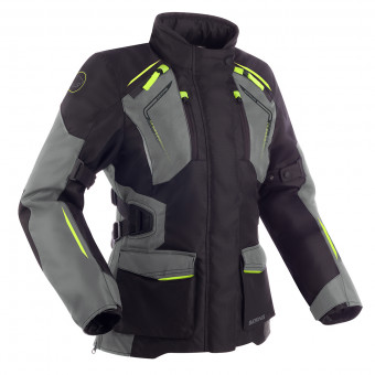 Motorcycle Coats Bering Lady Vision Black Grey