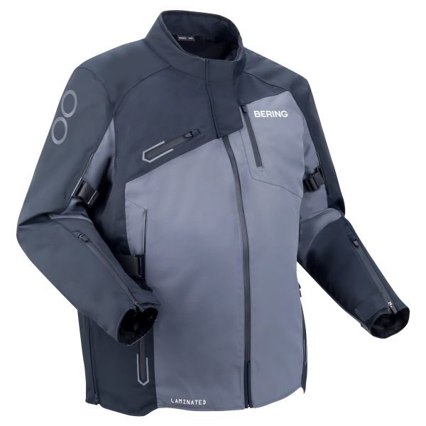 Motorcycle Coats Bering Oxygen Jacket King Size Black gray