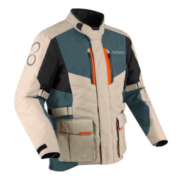 Motorcycle Coats Bering Siberia Beige Grey Orange Motorcycle Coats Bering Siberia Beige Grey Orange