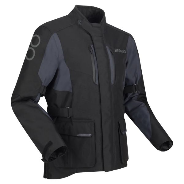 Motorcycle Coats Bering Siberia Black Grey Motorcycle Coats Bering Siberia Black Grey