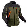 Motorcycle Coats Bering Zephyr Black Kaki Orange