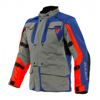 Motorcycle Coats Dainese Alligator Tex Charcoal Grey Sodalite Blue