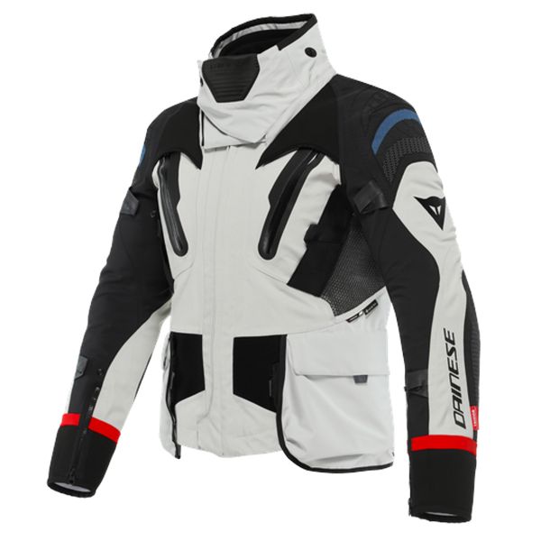 Motorcycle Coats Dainese Antartica 2 Gore-Tex Light Grey Black
