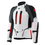 Motorcycle Coats Dainese Super Adventure Absoluteshell Glacier Grey Iron Gate Red