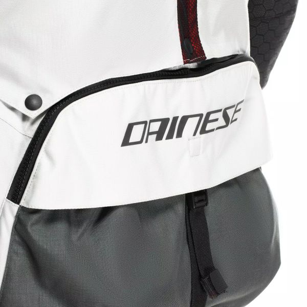 Dainese Super Adventure Absoluteshell Glacier Grey Iron Gate Red