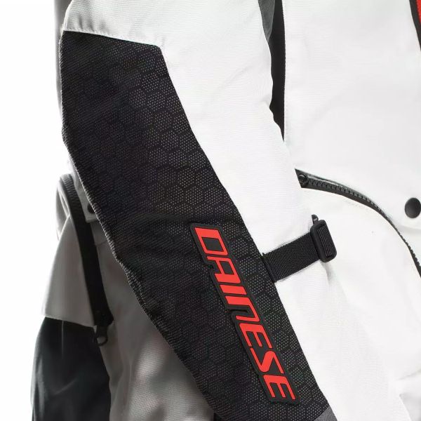 Dainese Super Adventure Absoluteshell Glacier Grey Iron Gate Red