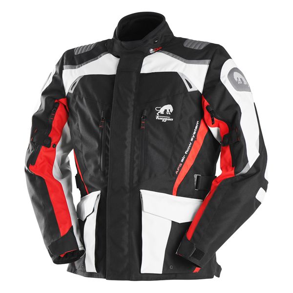 Motorcycle Coats Furygan Apalaches Black Pearl Red