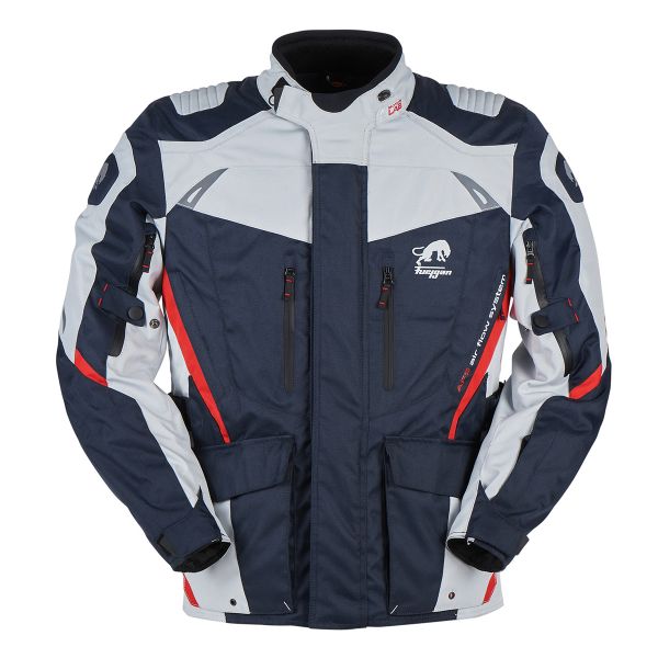 Furygan Apalaches Blue Pearl Red + Apalaches Pant Blue Pearl Red