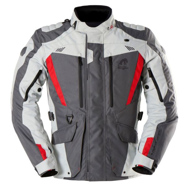 Motorcycle Coats Furygan Apalaches Evo Grey Pearl Red