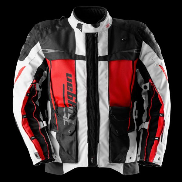 Furygan Montroc Kevlar Primaloft 3en1+ Black Pearl Red