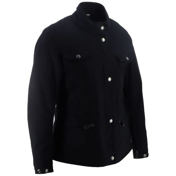 Helstons Mohave Coton Canvas Black