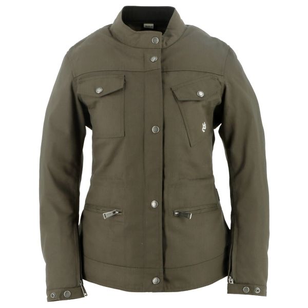 Motorcycle Coats Helstons Mohave Cotton Canvas Khaki