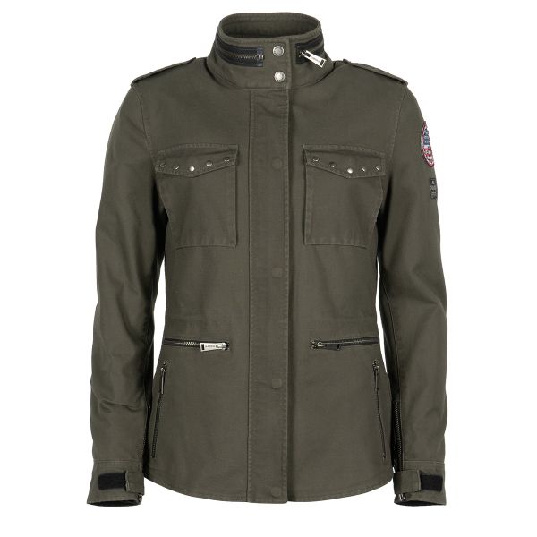 Motorcycle Coats Helstons Tara Lady Coton Kaki Motorcycle Coats Helstons Tara Lady Coton Kaki
