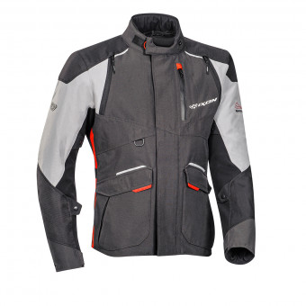 Motorcycle Coats Ixon Balder Black Grey Red