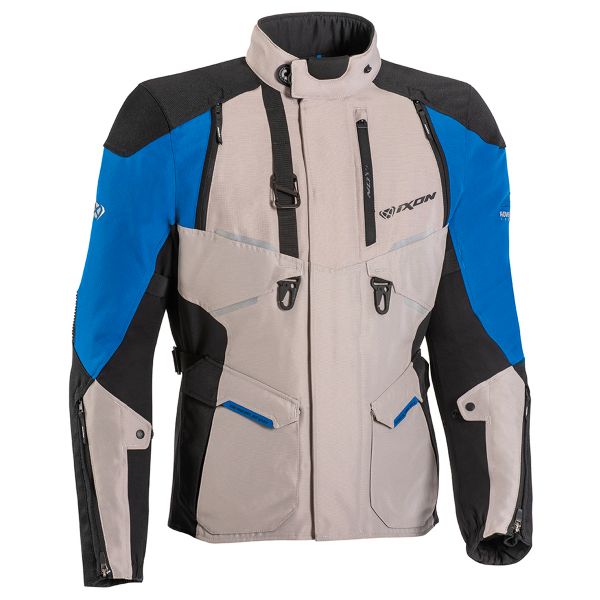 Motorcycle Coats Ixon Eddas Grege Blue Black