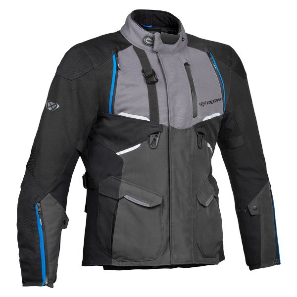 Motorcycle Coats Ixon Eddas Grey Black Blue