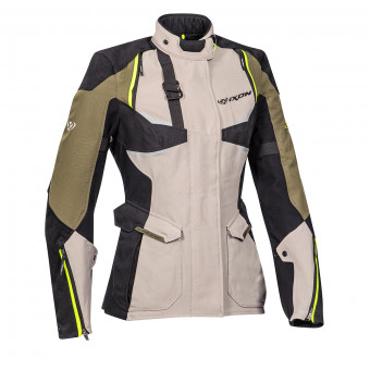 Motorcycle Coats Ixon Eddas Lady Grege Khaki Black