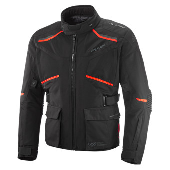 Motorcycle Coats Ixon Midgard Air C Black Bright Red