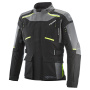 Motorcycle Coats Ixon Midgard Black Grey Bright Yellow