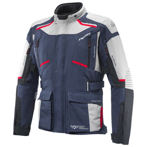 Motorcycle Coats Ixon Midgard Grege Navy Black Motorcycle Coats Ixon Midgard Grege Navy Black