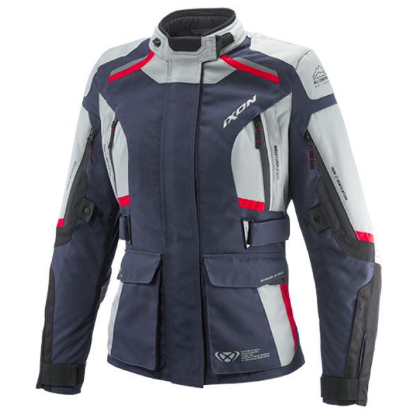 Motorcycle Coats Ixon Midgard Lady Grege Navy Black Motorcycle Coats Ixon Midgard Lady Grege Navy Black