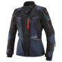 Motorcycle Coats Ixon Odin Lady Navy Black Red