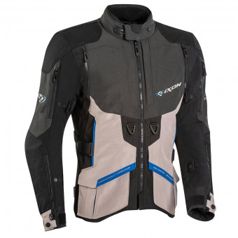 Motorcycle Coats Ixon Ragnar Black Anthracite Grege
