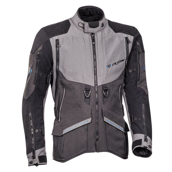 Motorcycle Coats Ixon Ragnar Black Anthracite Grey Blue Motorcycle Coats Ixon Ragnar Black Anthracite Grey Blue