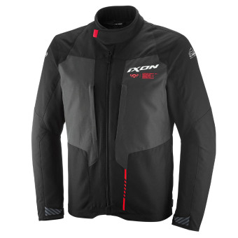 Motorcycle Coats Ixon Tyr Black Anthracite Bright Red