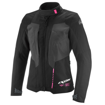 Motorcycle Coats Ixon Tyr Lady Black Anthracite Bright Pink