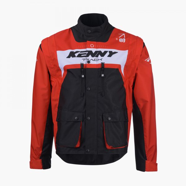 Motorcycle Coats Kenny Track Jacket Red